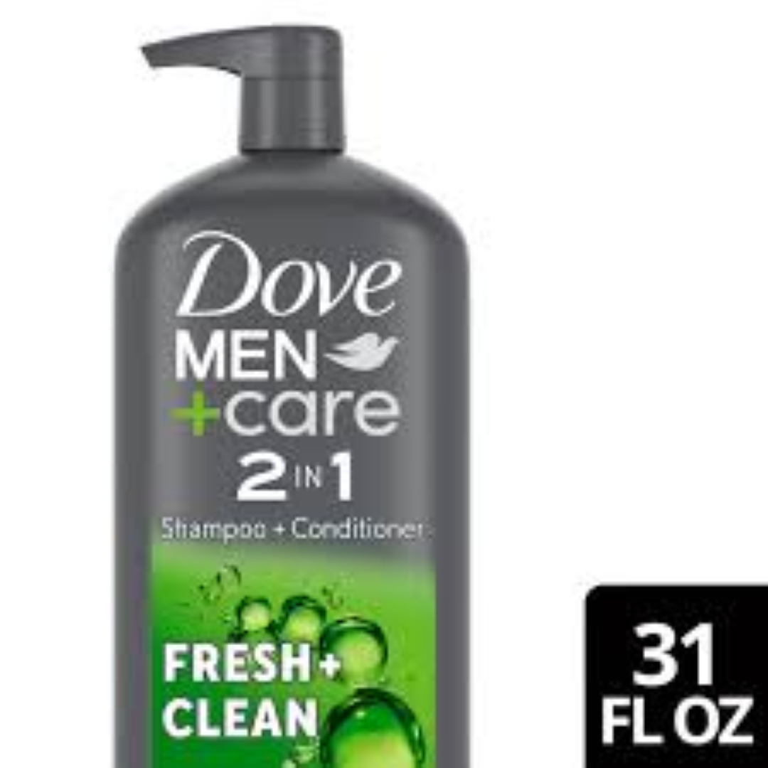 DOVE MEN+CARE 2IN1 FRESH N CLEAN SHAMP 603ML